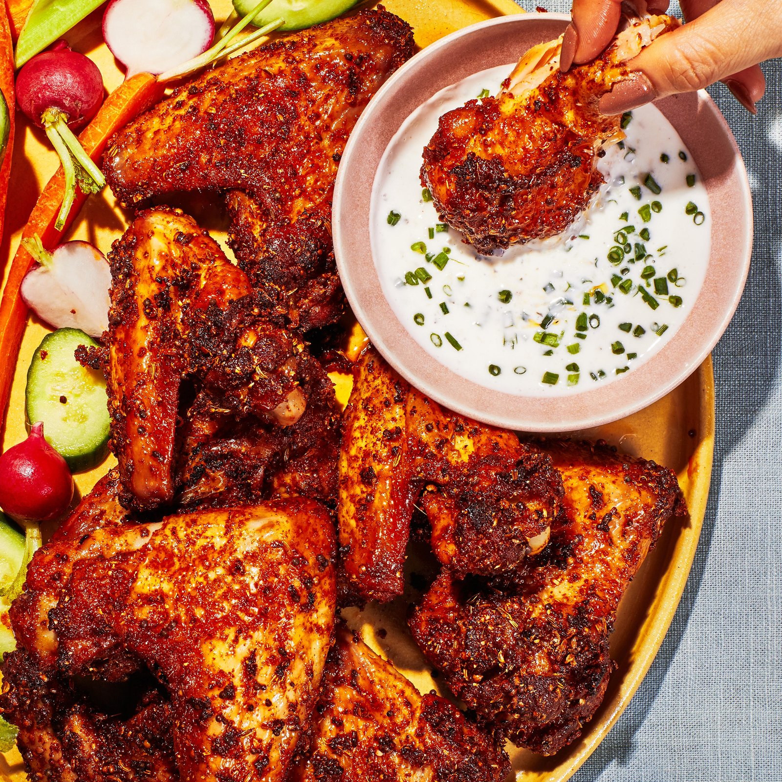 Pastrami-Spiced Chicken Wings