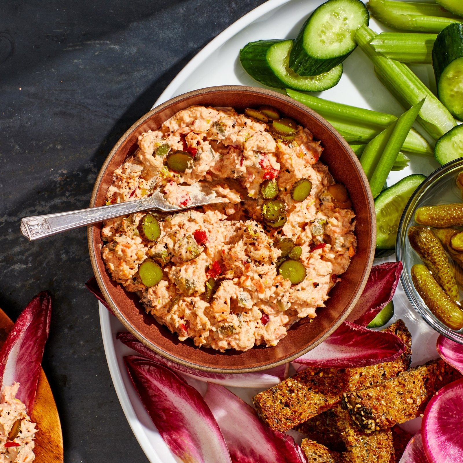 Bright and Spicy Smoked Salmon Dip