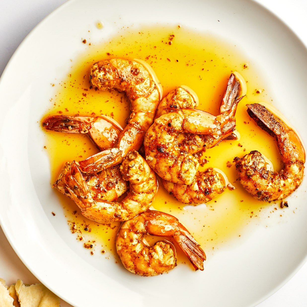 Ghee-Poached Shrimp