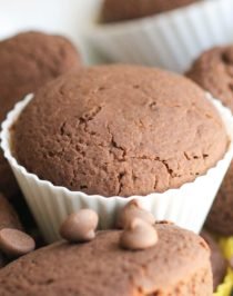 Healthy Bittersweet Chocolate Quinoa Muffins