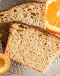 Healthy Boozy Orange Pound Cake