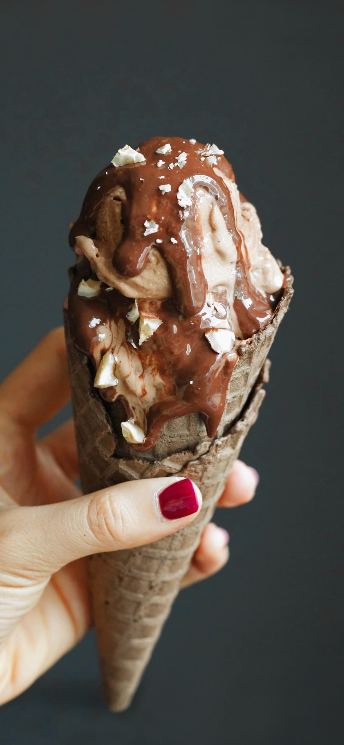 Healthy Ferrero Rocher Ice Cream