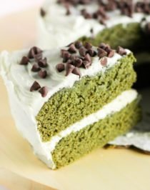 Healthy Green Velvet Cake