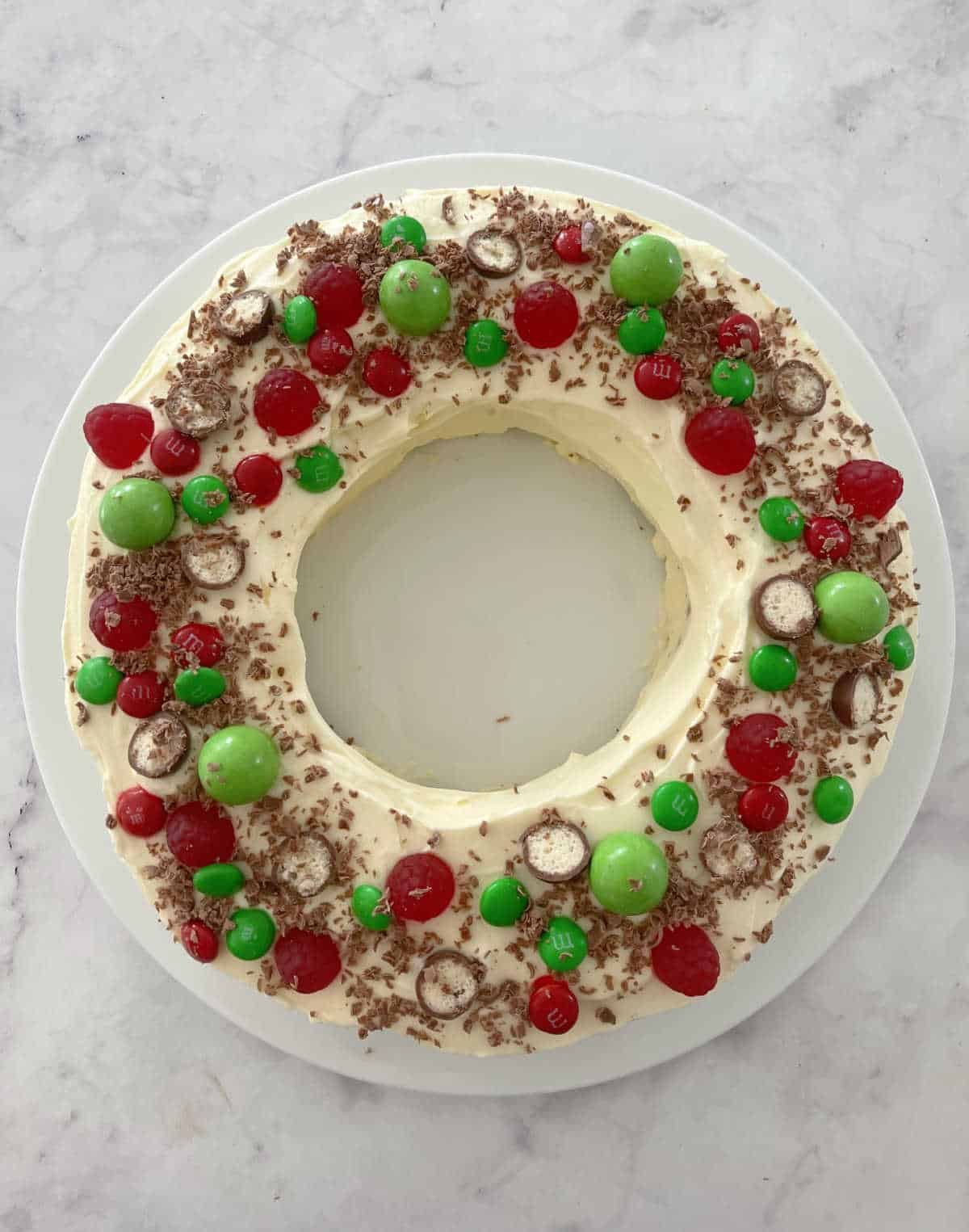 Christmas Chocolate Ripple Cake